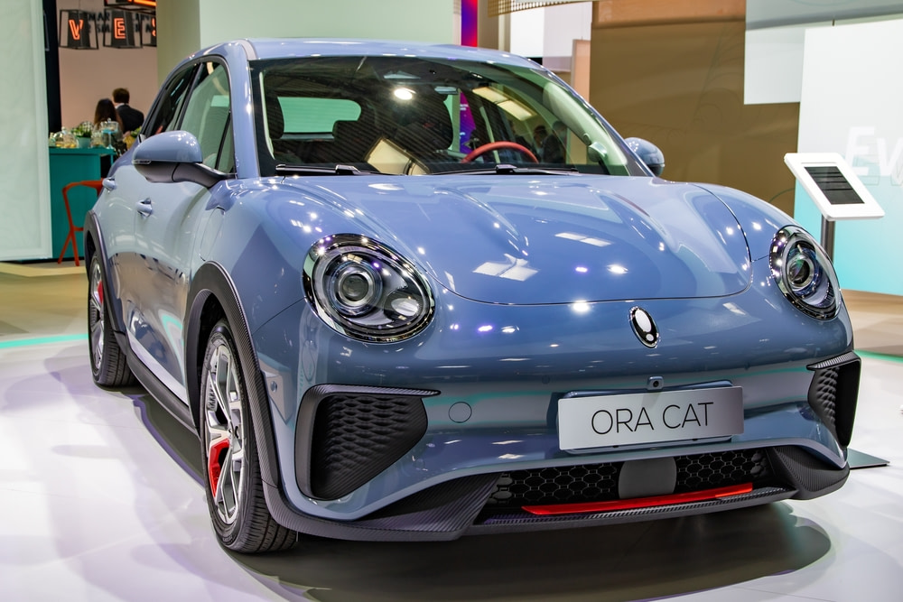 ORA Funky Cat one of the newest and safest cars on UK roads